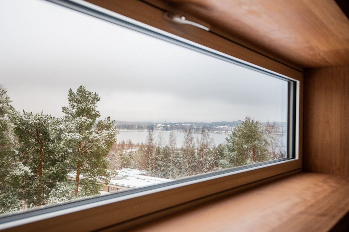 Kuva taloyhtiön saunatilasta