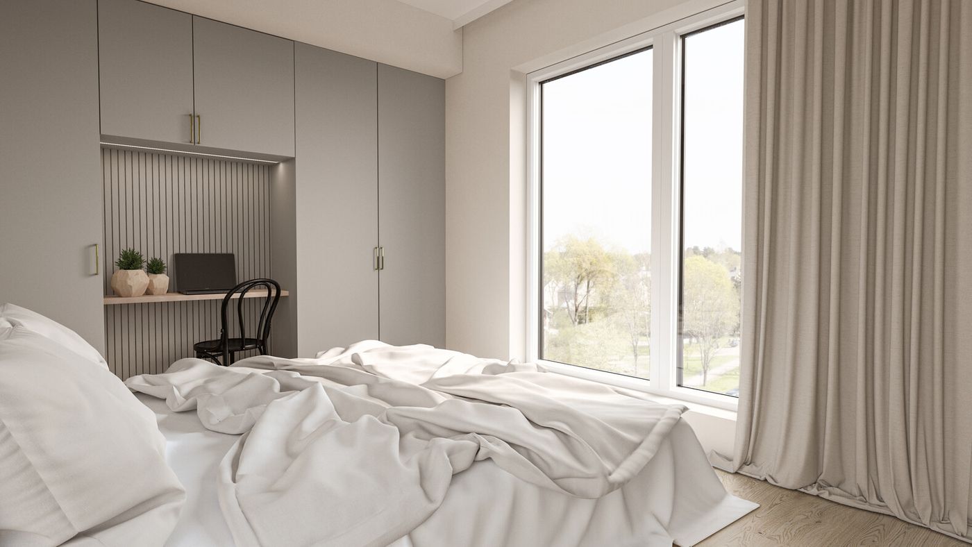 Viitteellinen kuva asunnosta B48 (50,5m2)