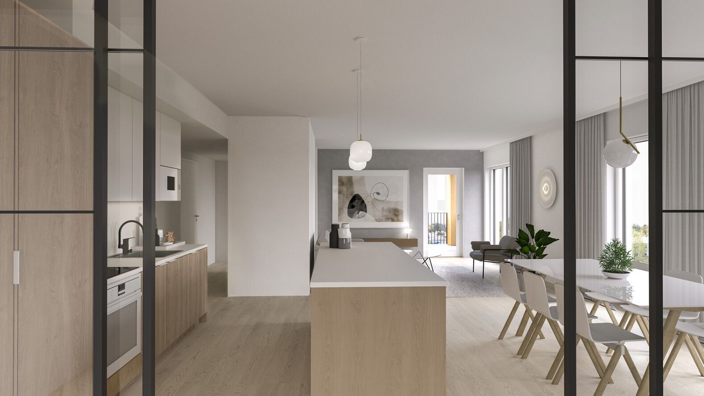 Viitteellinen kuva asunnosta A30 (108,5m2)