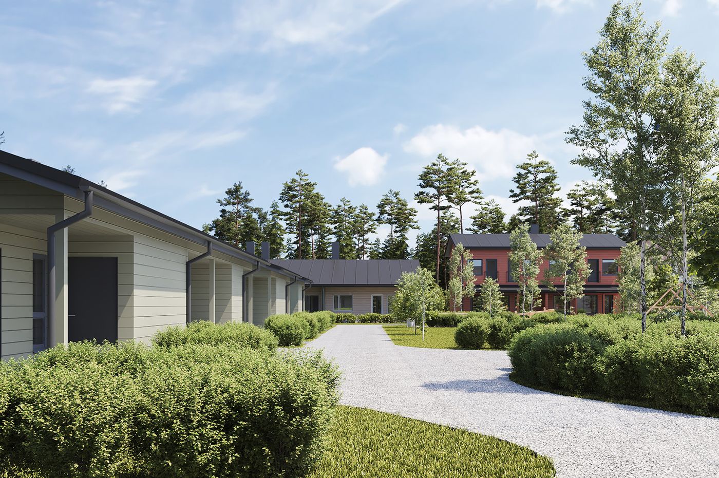 Kun varaat kotisi ajoissa, voit itse vaikuttaa sen ilmeeseen ja materiaalivalintoihin.Viitteellinen kuva kohteesta.