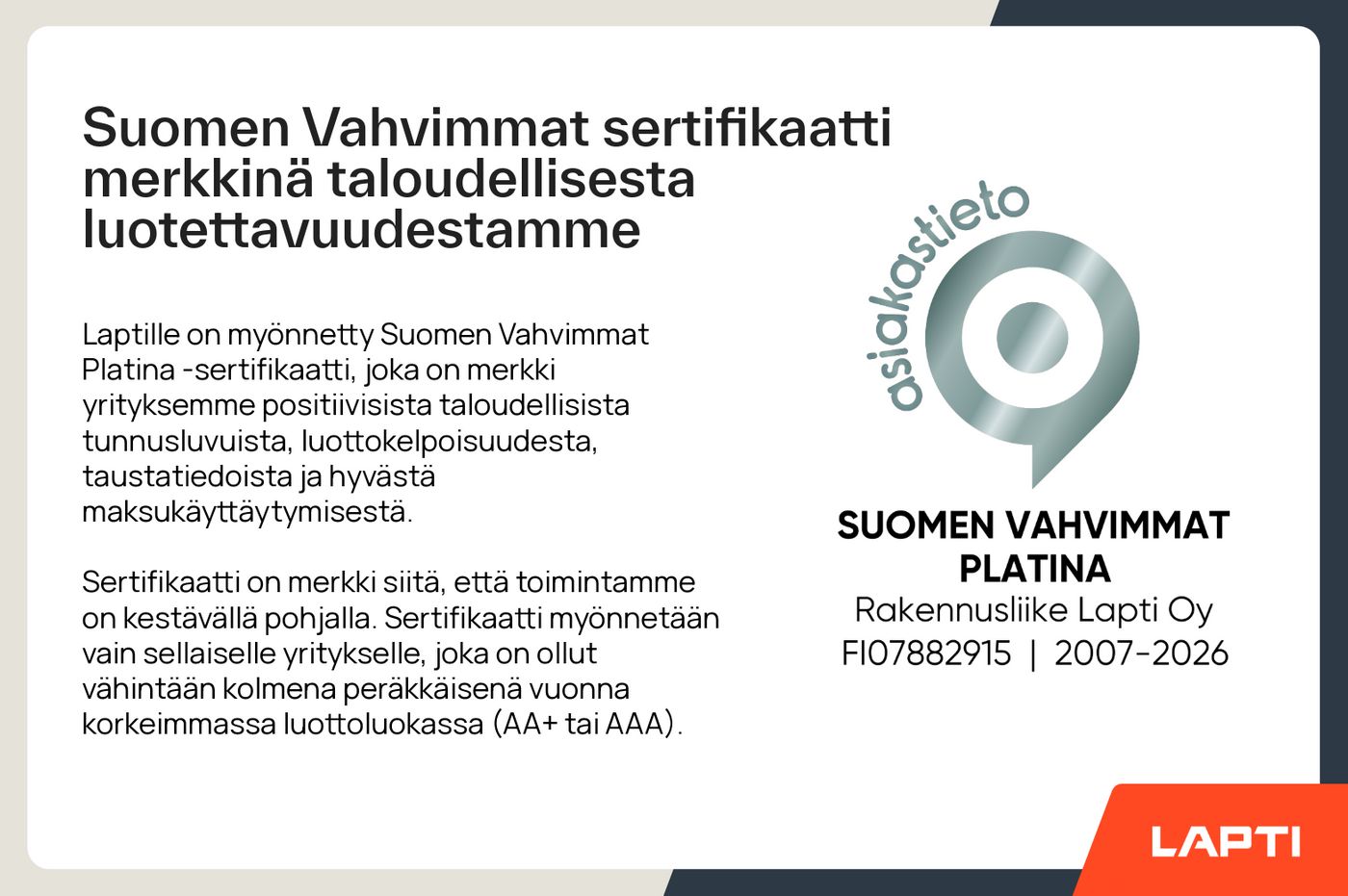 Viitteellinen kuva kohteesta.